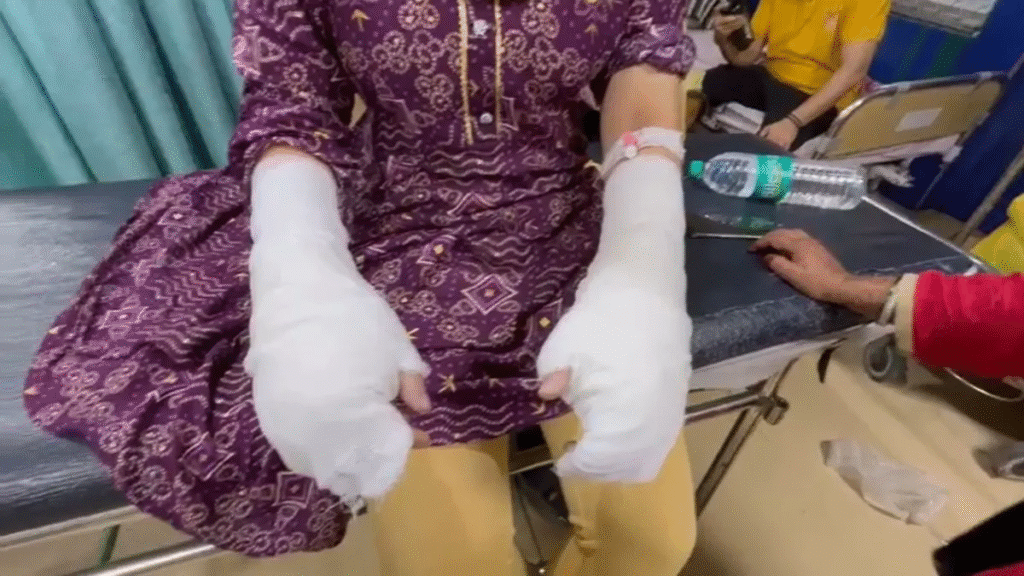 Delhi University student acid attack DU campus safety alert