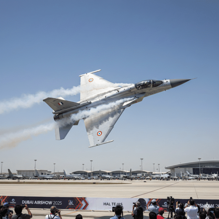 Tejas Crash in Dubai Show