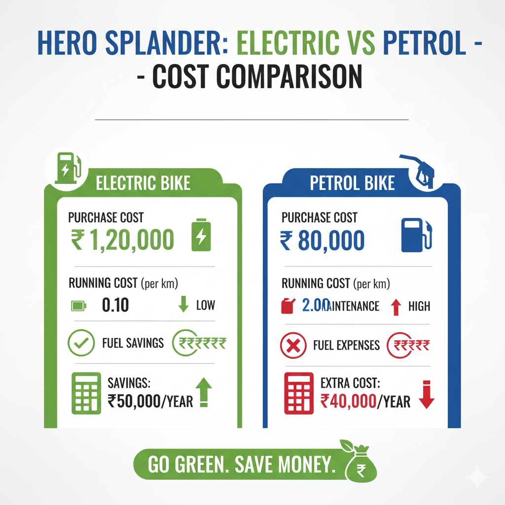 Hero Splendor Electric Bike Price